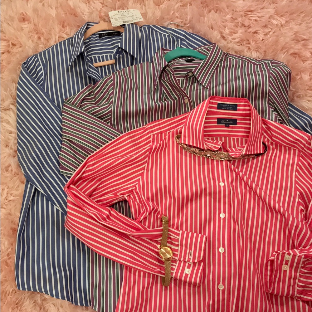 Women’s Tailored Blouses, Lot of 3